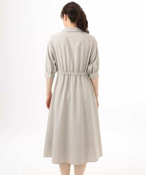 OFUON / オフオン ロング・マキシ丈ワンピース | 六分袖スキッパーワンピース/UVカット/洗濯機で洗える/WEB限定サイズあり | 詳細17