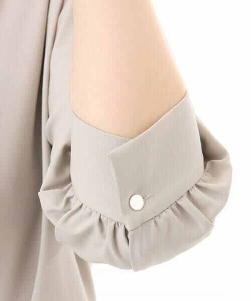 OFUON / オフオン ロング・マキシ丈ワンピース | 六分袖スキッパーワンピース/UVカット/洗濯機で洗える/WEB限定サイズあり | 詳細20