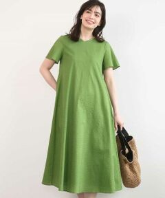 OFUON / オフオン ロング・マキシ丈ワンピース | VネックAラインシルエットワンピース/洗える/WEB限定カラーサイズあり