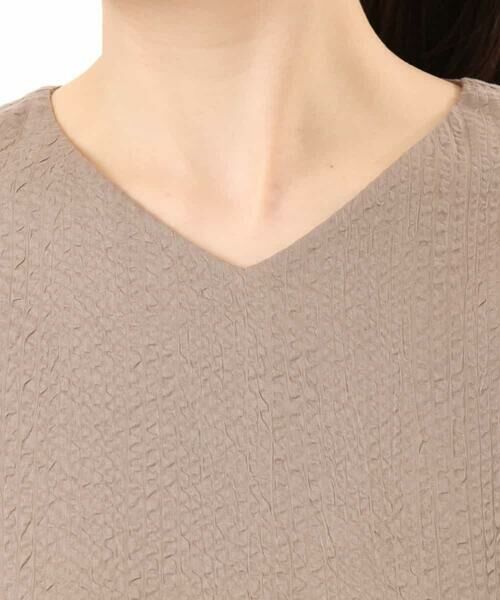 OFUON / オフオン ロング・マキシ丈ワンピース | VネックAラインシルエットワンピース/洗える/WEB限定カラーサイズあり | 詳細22