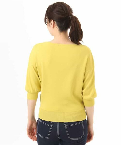 OFUON / オフオン ニット・セーター | ハイゲージボートネック五分袖ニット/接触冷感/洗える/WEB限定サイズあり | 詳細22