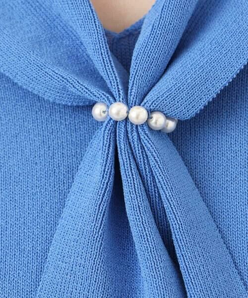 OFUON / オフオン ニット・セーター | ボウタイデザイン六分袖ニット/接触冷感/洗える/WEB限定サイズあり | 詳細19