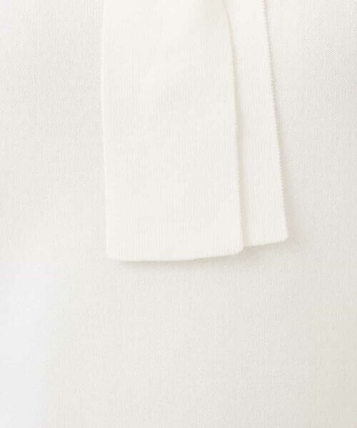 OFUON / オフオン ニット・セーター | ボウタイデザイン六分袖ニット/接触冷感/洗える/WEB限定サイズあり | 詳細28