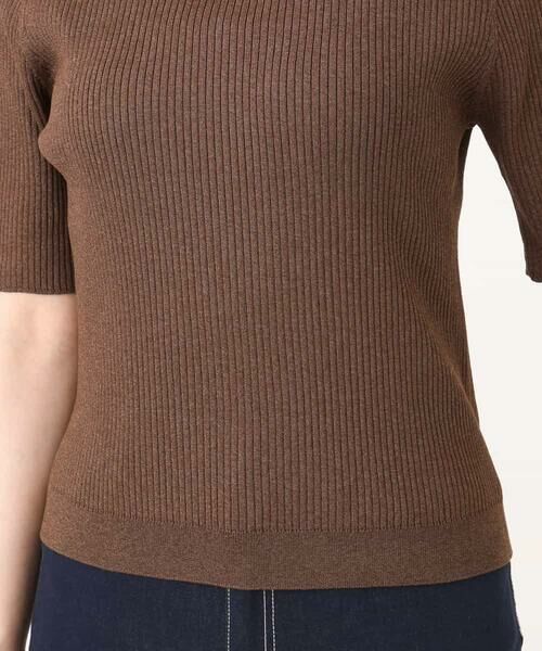 OFUON / オフオン ニット・セーター | スパークナイロン半袖ニット/洗える/アンサンブル対応/WEB限定サイズあり | 詳細2