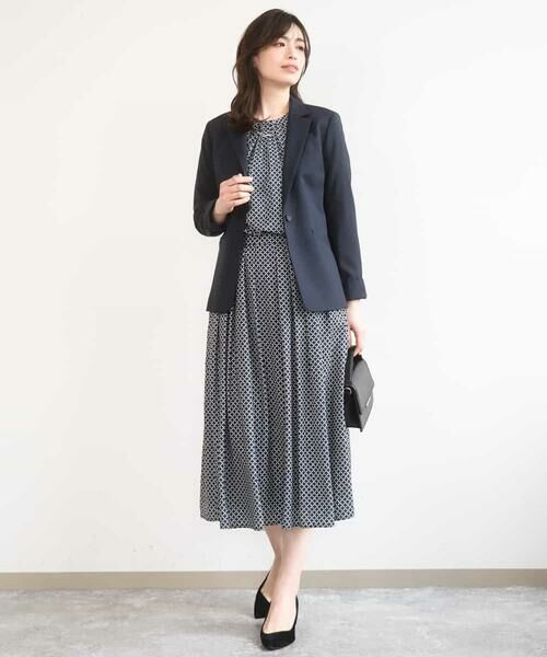 OFUON / オフオン ロング・マキシ丈スカート | ウエストタック格子柄フレアスカート/洗濯機で洗える/セットアップ可 | 詳細19