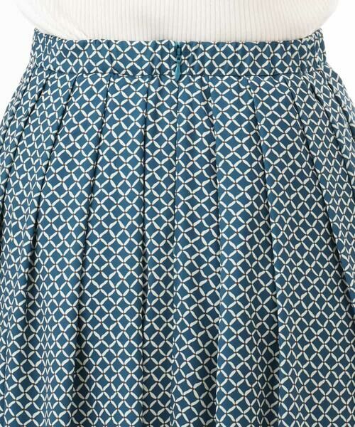 OFUON / オフオン ロング・マキシ丈スカート | ウエストタック格子柄フレアスカート/洗濯機で洗える/セットアップ可 | 詳細6