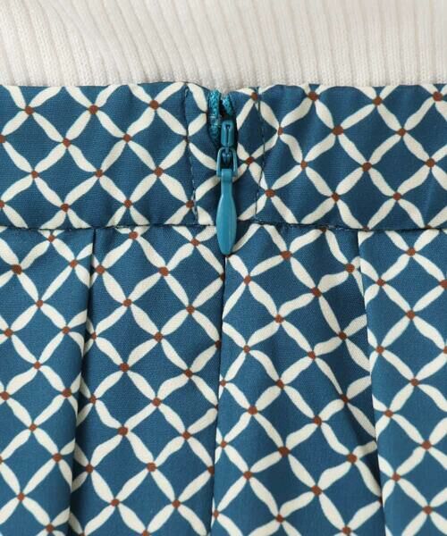 OFUON / オフオン ロング・マキシ丈スカート | ウエストタック格子柄フレアスカート/洗濯機で洗える/セットアップ可 | 詳細7