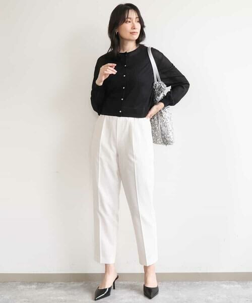 OFUON / オフオン その他パンツ | プルオンストレッチテーパードパンツ/洗濯機で洗える | 詳細18