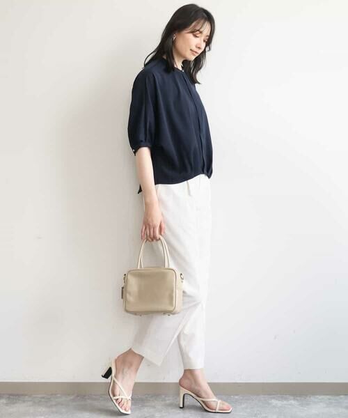 OFUON / オフオン その他パンツ | プルオンストレッチテーパードパンツ/洗濯機で洗える | 詳細19