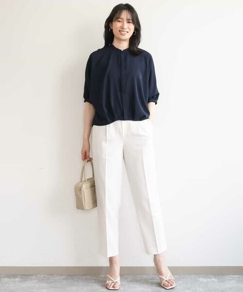 OFUON / オフオン その他パンツ | プルオンストレッチテーパードパンツ/洗濯機で洗える | 詳細20