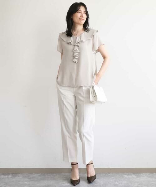 OFUON / オフオン その他パンツ | プルオンストレッチテーパードパンツ/洗濯機で洗える | 詳細22