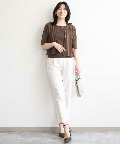 OFUON / オフオン その他パンツ | プルオンストレッチテーパードパンツ/洗濯機で洗える | 詳細25