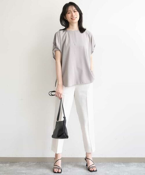 OFUON / オフオン その他パンツ | プルオンストレッチテーパードパンツ/洗濯機で洗える | 詳細29