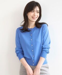 OFUON / オフオン カーディガン・ボレロ | ハイゲージニットコンパクトカーディガン/UVカット/接触冷感/洗える/WEB限定サイズあり