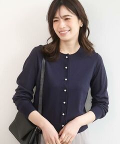 OFUON / オフオン カーディガン・ボレロ | ハイゲージニットコンパクトカーディガン/UVカット/接触冷感/洗える/WEB限定サイズあり