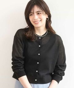 OFUON / オフオン カーディガン・ボレロ | シアーニットカーディガン/洗える/WEB限定サイズあり