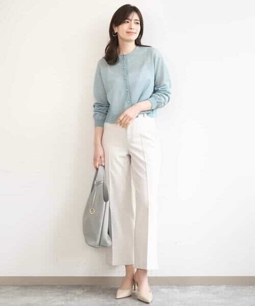 OFUON / オフオン カーディガン・ボレロ | シアーニットカーディガン/洗える/WEB限定サイズあり | 詳細12