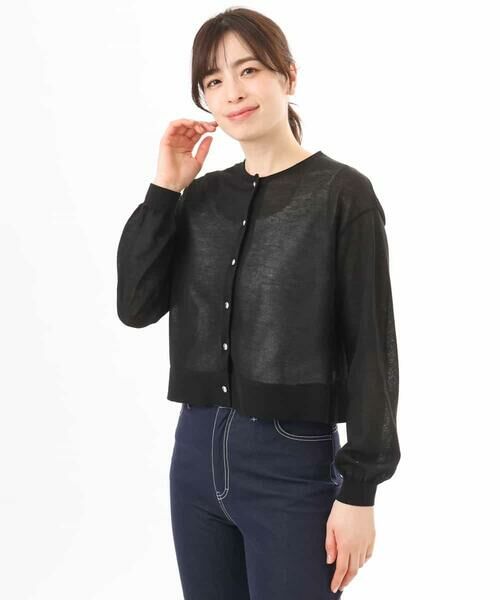 OFUON / オフオン カーディガン・ボレロ | シアーニットカーディガン/洗える/WEB限定サイズあり | 詳細21