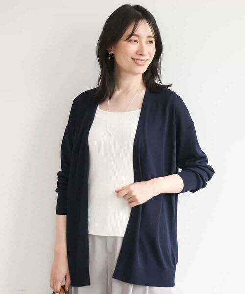 OFUON / オフオン カーディガン・ボレロ | 着流しカーディガン/接触冷感/洗える/WEB限定サイズあり | 詳細1