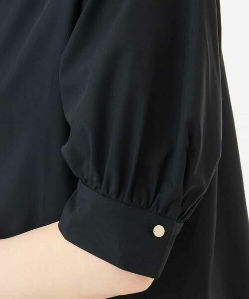 OFUON / オフオン シャツ・ブラウス | 衿付きタックスリーブシャツブラウス/接触冷感/UVカット/洗える/WEB限定サイズあり/セットアップ可 | 詳細14