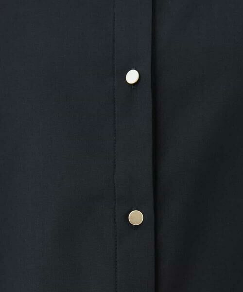 OFUON / オフオン シャツ・ブラウス | 衿付きタックスリーブシャツブラウス/接触冷感/UVカット/洗える/WEB限定サイズあり/セットアップ可 | 詳細15