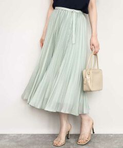 OFUON / オフオン ロング・マキシ丈スカート | シアープリーツロングスカート/洗える