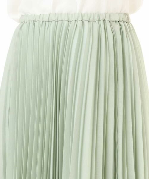 OFUON / オフオン ロング・マキシ丈スカート | シアープリーツロングスカート/洗える | 詳細18