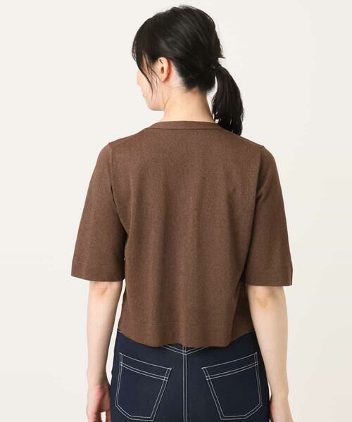 OFUON / オフオン カーディガン・ボレロ | スパークナイロン半袖ニットカーディガン/洗える/アンサンブル対応/WEB限定サイズあり | 詳細18