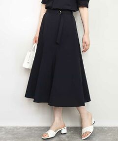 OFUON / オフオン ロング・マキシ丈スカート | ベルト付きフレアスカート/接触冷感/UVカット/洗える/セットアップ可