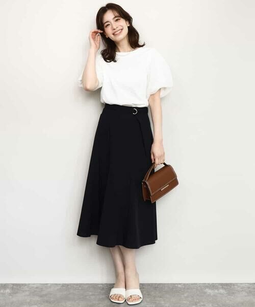 OFUON / オフオン ロング・マキシ丈スカート | ベルト付きフレアスカート/接触冷感/UVカット/洗える/セットアップ可 | 詳細7