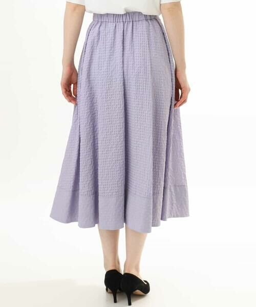 OFUON / オフオン ロング・マキシ丈スカート | シアーチェックフレアスカート/洗える/セットアップ可 | 詳細22