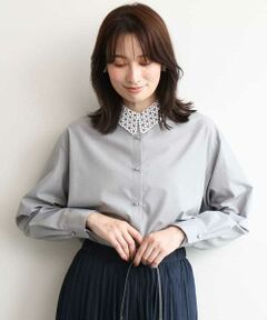 OFUON / オフオン シャツ・ブラウス | 2WAYレース襟ブラウス/洗濯機で洗える/WEB限定サイズあり