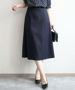 OFUON / オフオン ロング・マキシ丈スカート | [スーツアップ対応]タックディティールスカート/洗濯機で洗える