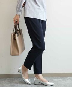 OFUON / オフオン その他パンツ | [名品シリーズ]ストレッチテーパードパンツ（無地・チェック）/洗濯機で洗える