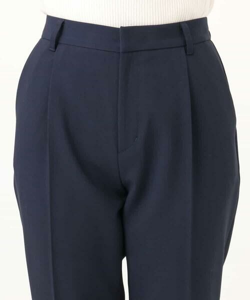OFUON / オフオン その他パンツ | [名品シリーズ]ストレッチテーパードパンツ（無地・チェック）/洗濯機で洗える | 詳細30