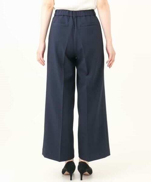 OFUON / オフオン その他パンツ | [名品シリーズ]ストレッチワイドパンツ（無地・チェック）/洗濯機で洗える | 詳細3