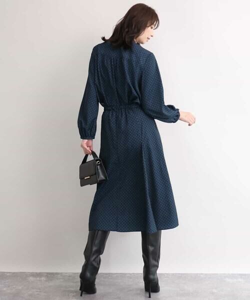 OFUON / オフオン シャツ・ブラウス | 幾何柄プリントブラウス/洗える/WEB限定サイズあり/セットアップ可 | 詳細4