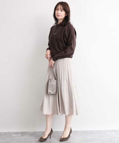 OFUON / オフオン ニット・セーター | 前後2WAYドルマンニット/吸水発熱/洗える/WEB限定サイズあり | 詳細18