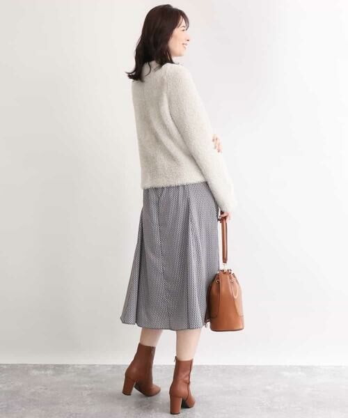 OFUON / オフオン ロング・マキシ丈スカート | 幾何柄マーメイドスカート/洗える/セットアップ可 | 詳細12