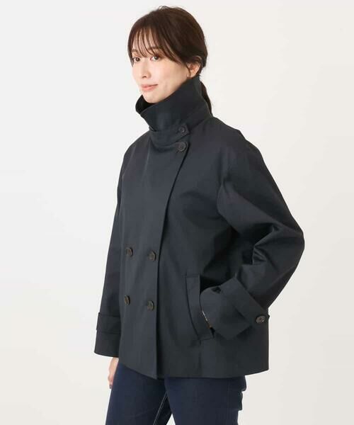 OFUON / オフオン トレンチコート | Aラインショートトレンチコート/洗える/WEB限定サイズあり | 詳細24