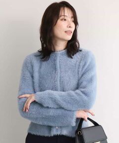 OFUON / オフオン その他アウター | ふんわりシャギーニットジャケット/洗える/WEB限定サイズあり