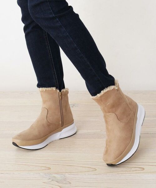 セール 厚底ムートン調ブーツ ブーツ ショート丈 Opaque Clip オペーク ドット クリップ ファッション通販 タカシマヤファッションスクエア