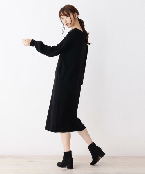 洗える 42 Ll Web限定サイズ バルーンスリーブマキシ丈ニットワンピース ミニ丈 ひざ丈ワンピース Opaque Clip オペーク ドット クリップ ファッション通販 タカシマヤファッションスクエア