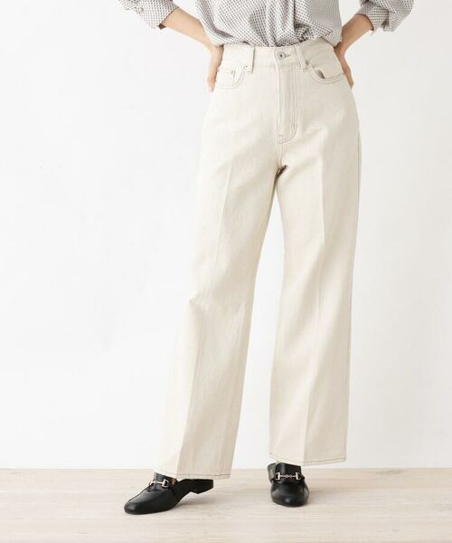 リネン混デニムワイドパンツ その他パンツ Opaque Clip オペーク ドット クリップ ファッション通販 タカシマヤファッションスクエア