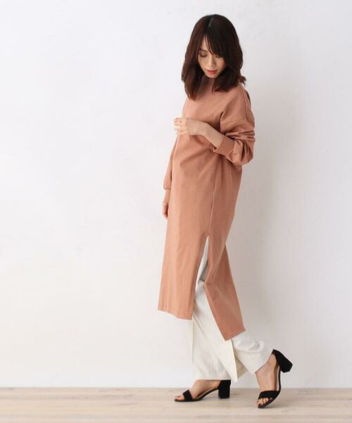 セール Opaque Clip Standard ウルティマコットン天竺 ロングｔシャツワンピース ミニ丈 ひざ丈ワンピース Opaque Clip オペーク ドット クリップ ファッション通販 タカシマヤファッションスクエア