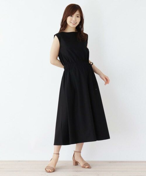 セール ハイゲージシルケットヘリンボーン フィットアンドフレアワンピース Web限定サイズ ミニ丈 ひざ丈ワンピース Opaque Clip オペーク ドット クリップ ファッション通販 タカシマヤファッションスクエア