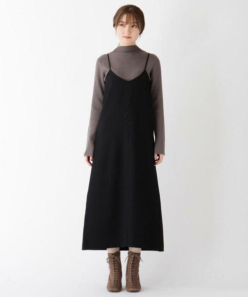 セール クルミボタンキャミワンピース ミニ丈 ひざ丈ワンピース Opaque Clip オペーク ドット クリップ ファッション通販 タカシマヤファッションスクエア