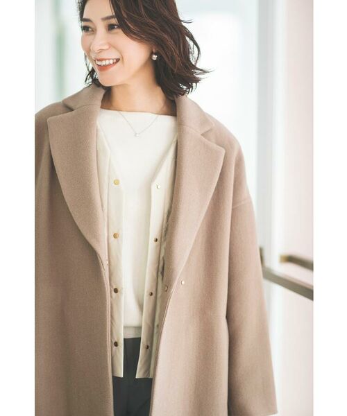 セール ミルドウールミックス オーバーチェスターコート その他アウター Opaque Clip オペーク ドット クリップ ファッション通販 タカシマヤファッションスクエア