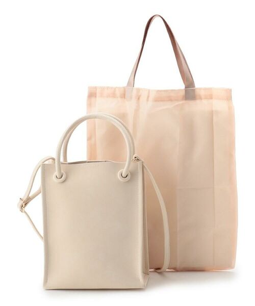 クルミハトメエコバッグ付ミニショルダー ショルダーバッグ Opaque Clip オペーク ドット クリップ ファッション通販 タカシマヤファッションスクエア