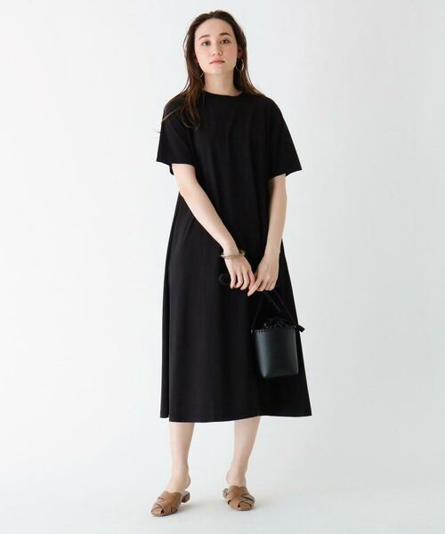 セール 天竺フレアワンピース Web限定サイズ ミニ丈 ひざ丈ワンピース Opaque Clip オペーク ドット クリップ ファッション通販 タカシマヤファッションスクエア